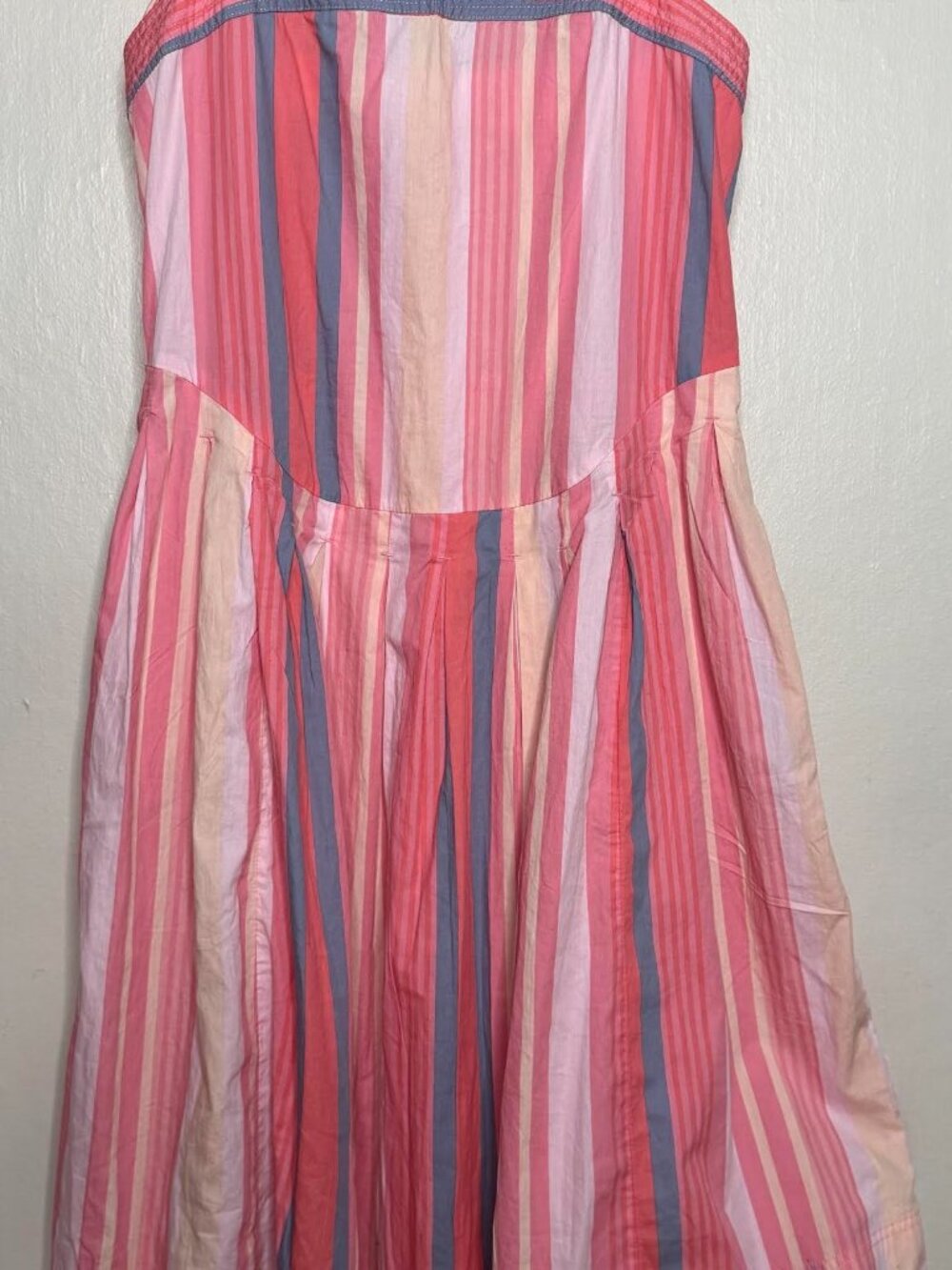 Free People Primavera Stripe Drop waist Sun dress XS NWOT $149 - Picture 4 of 11